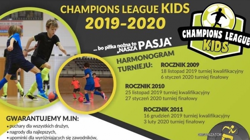 "Champions League KIDS 2019-2020"  - zaprszenie