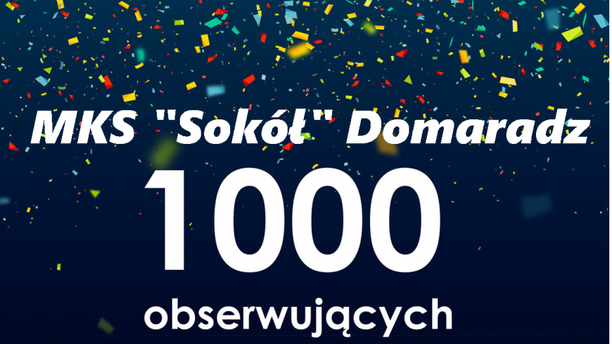 1000 Obserwujących na Facebook!