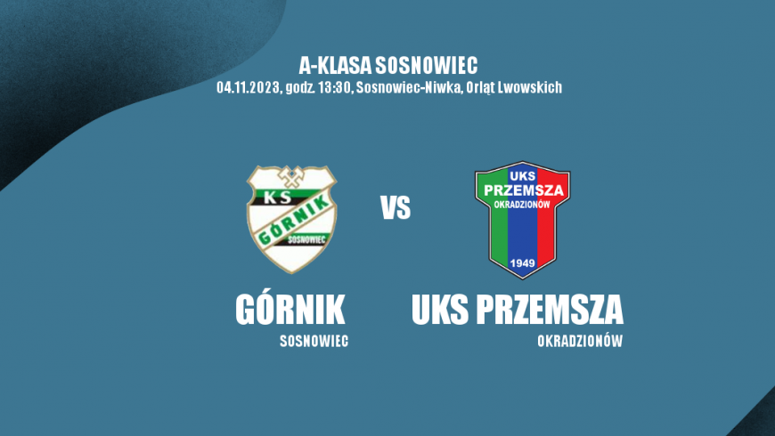 Zapowiedź: Górnik Sosnowiec - UKS Przemsza