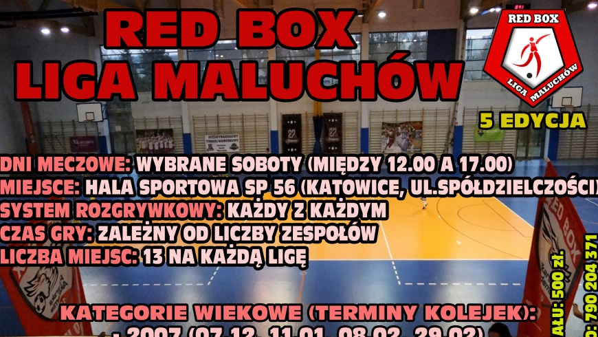 LIGA MALUCHÓW RED BOX - ZAPISY