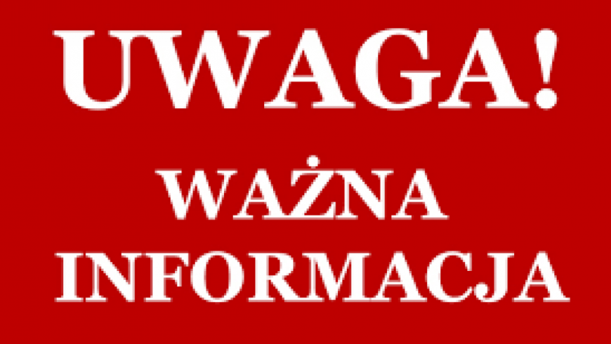 Informacja dotycząca składek członkowskich!