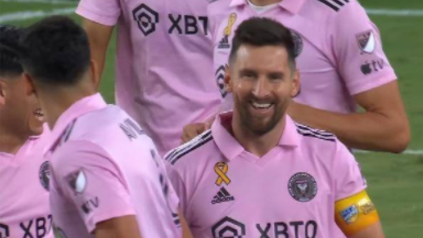 Messi envió 2 excelentes asistencias