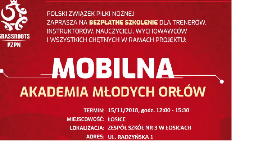 Szkolenie MobilnejAkademii Młodych Orłów w Łosicach