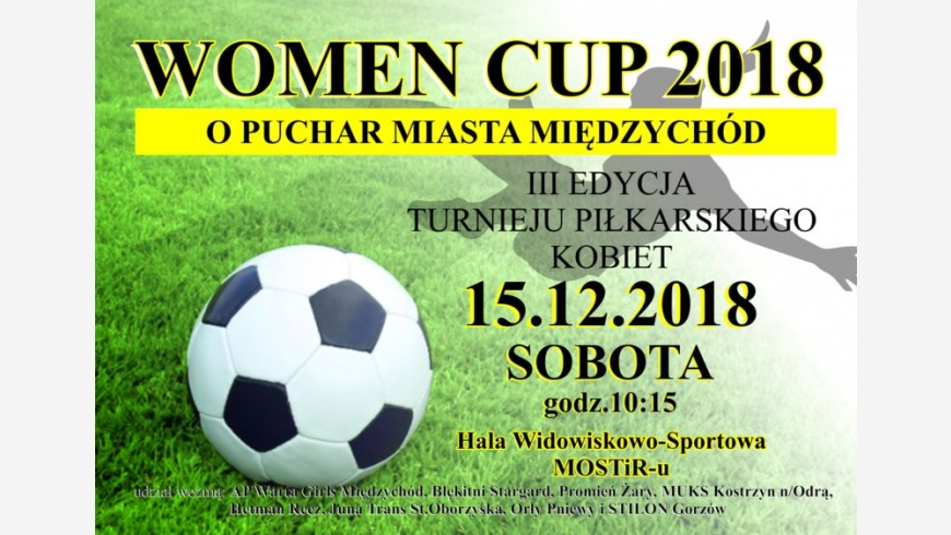 III EDYCJA TURNIEJU PIŁKARSKIEGO  WOMEN CUP 2018