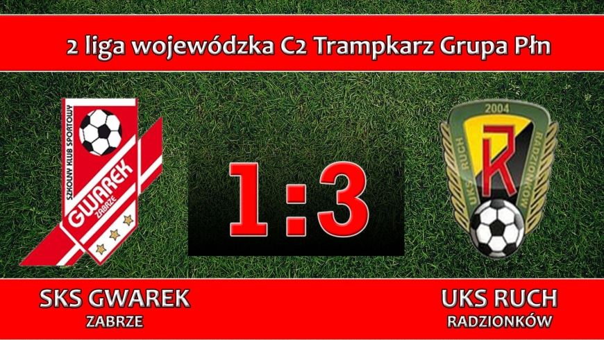 II LTrC2 I SKS GWAREK ZABRZE - UKS RUCH RADZIONKÓW 1:3