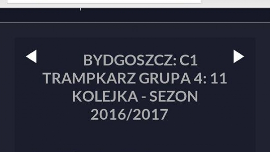 Wyniki XI kolejki klasy trampkarzy sezon 2016-17