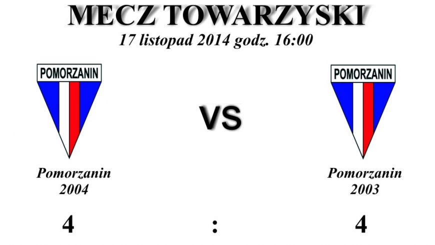 Pomorzanin 2004 - Pomorzanin 2003 - 4:4 (3:1)