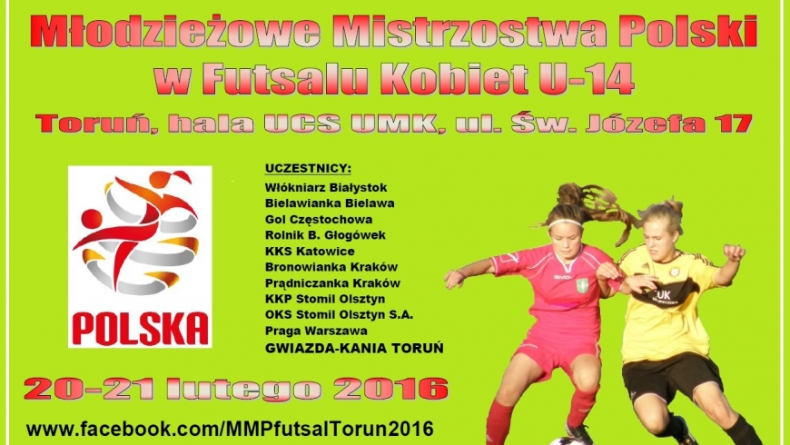 Młodzieżowe Mistrzostwa Polski Kobiet w Toruniu !!!!!!!!!