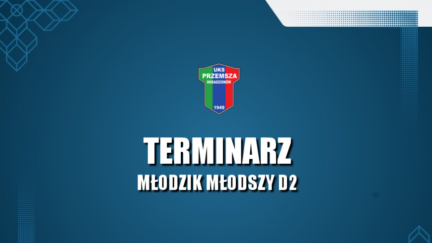 Terminarz Młodzik młodszy D2 - jesień 2024/2025