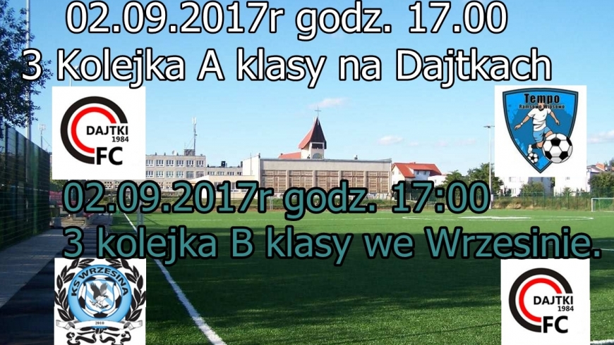 Czas na 3 kolejkę.