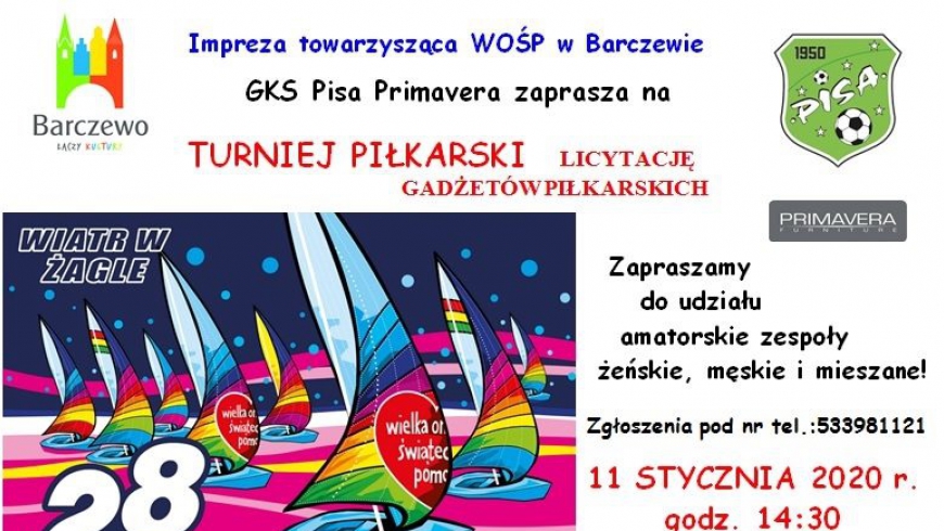 Turniej WOŚP z Pisą!