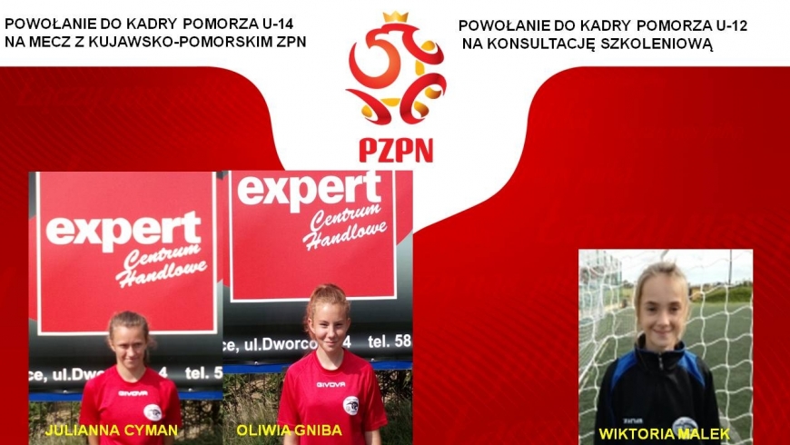 Powołania dla dziewcząt do kadry pomorza u-14 oraz u-12