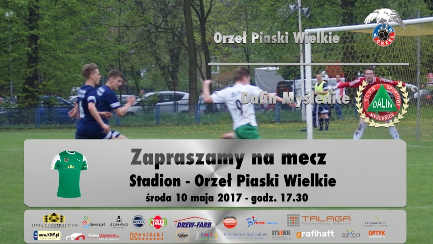 Orzel Piaski Wielkie - Dalin Myślenice, zaległy mecz II kolejki.