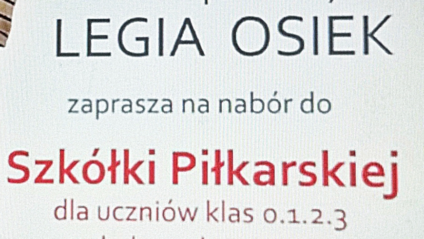 Będzie szkółka w Osieku!