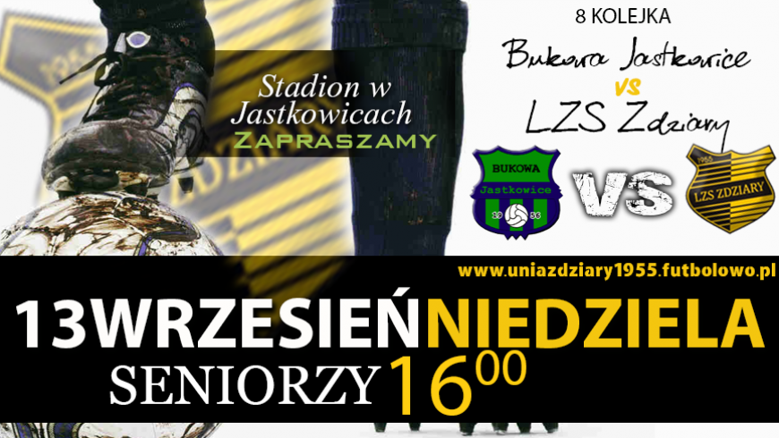 Zapowiedź 8 Kolejki: Bukowa Jastkowice - LZS Zdziary.