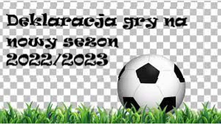 Deklaracja gry amatora na nowy sezon 2022/2023