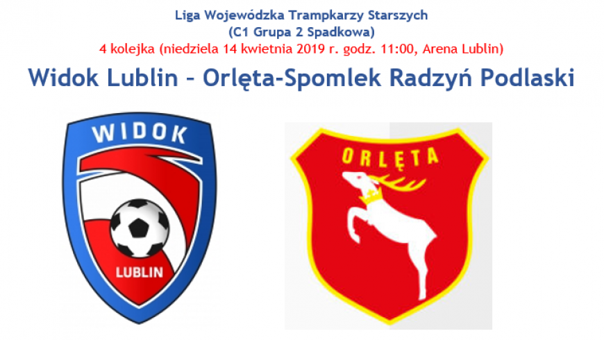 Widok Lublin - Orlęta-Spomlek Radzyń Podlaski (niedziela 14.04.2019 godz. 11:00, Arena Lublin)