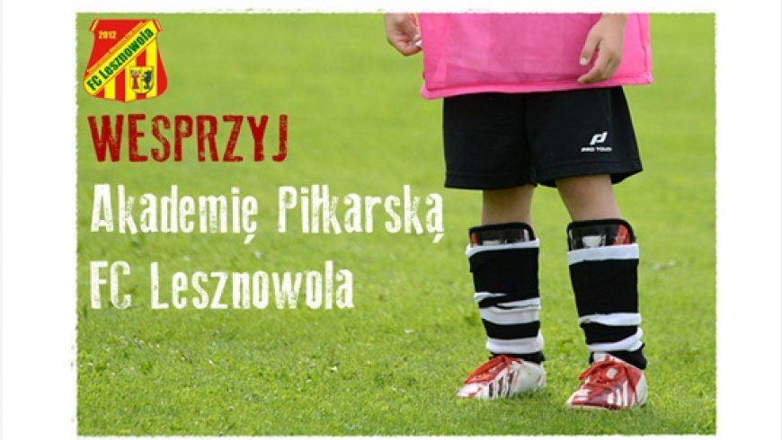 Wesprzyj Akademię Piłkarską FC Lesznowola