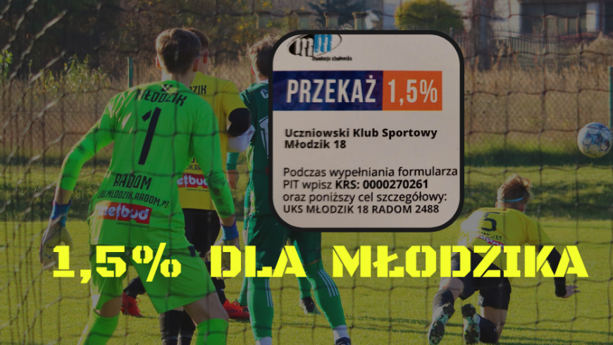 Przekaż 1,5 % dla Młodzika