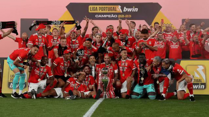 El Benfica ganó la Superliga portuguesa después de 4 años