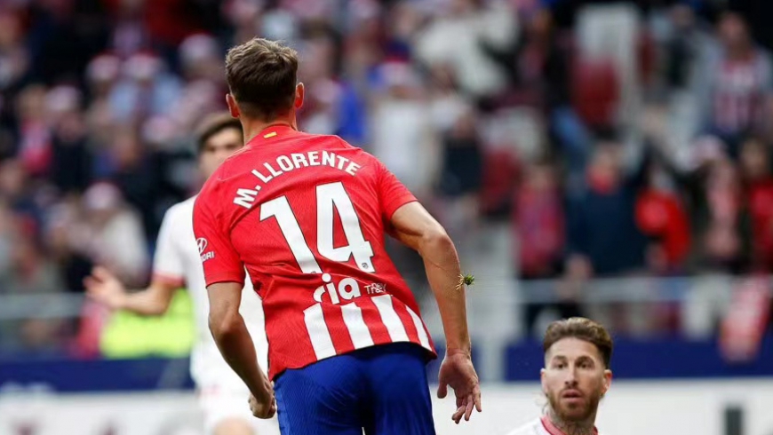 El número de la suerte 14 de Llorente hace brillar la luz del Atlético de Madrid