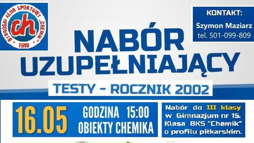 Nabór uzupełniający do Chemika 2002