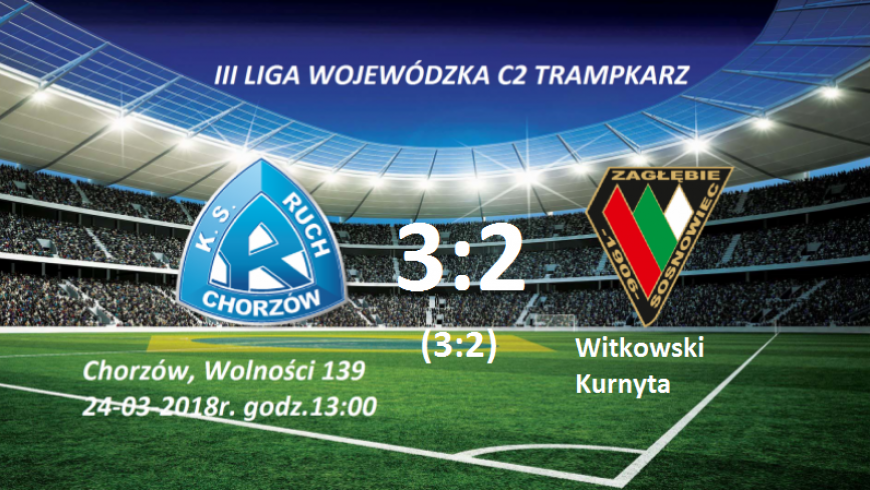 Ruch Chorzów - Zagłębie Sosnowiec 3-2 (3:2)