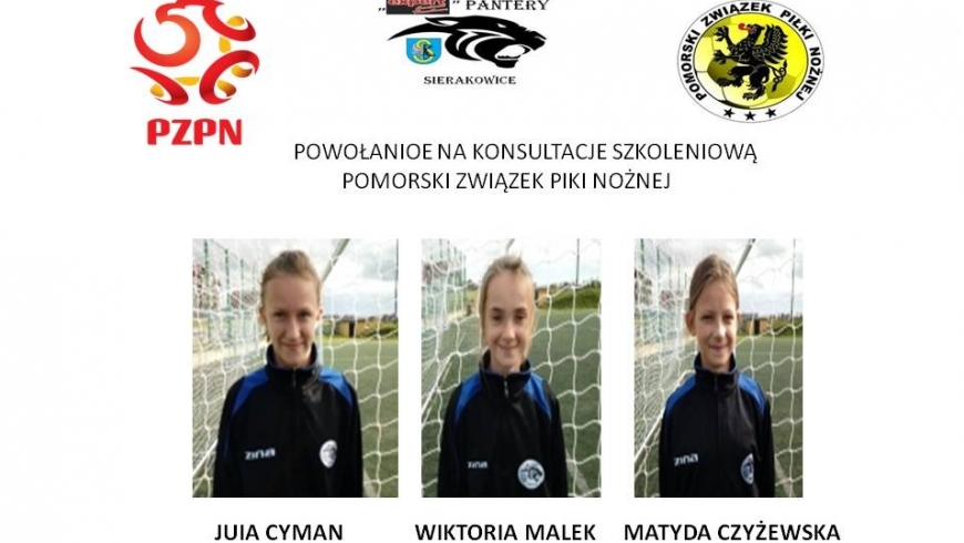 Powołania na konsultację szkoleniową Pomorskiego Związku Piłki Nożnej U-13