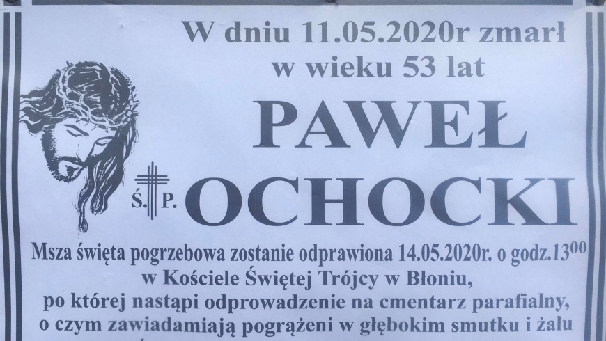 Zmarł Paweł Ochocki.