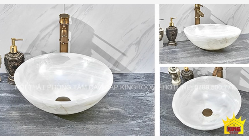 Xu hướng sử dụng lavabo đá tự nhiên trong thiết kế nội thất hiện đại