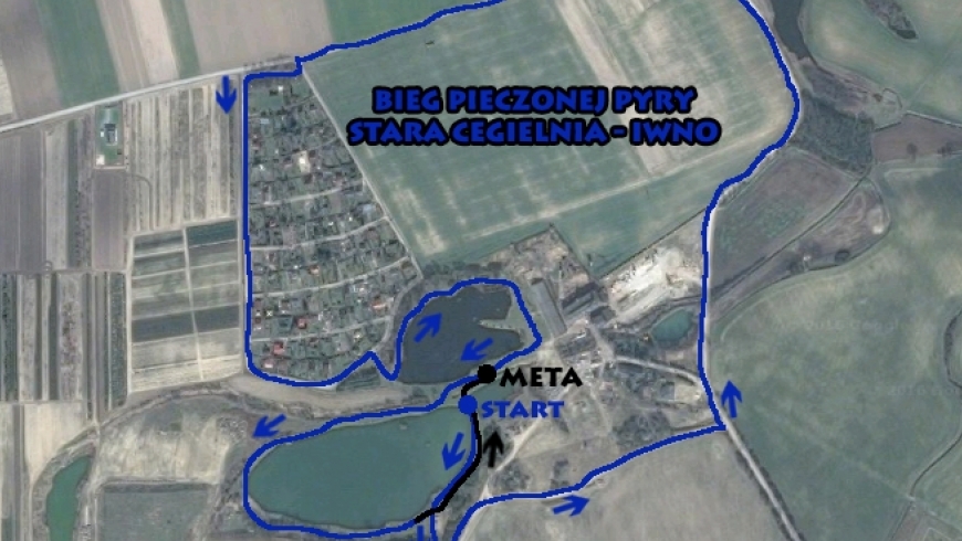 Bieg Pieczonej Pyry - mapa trasy!