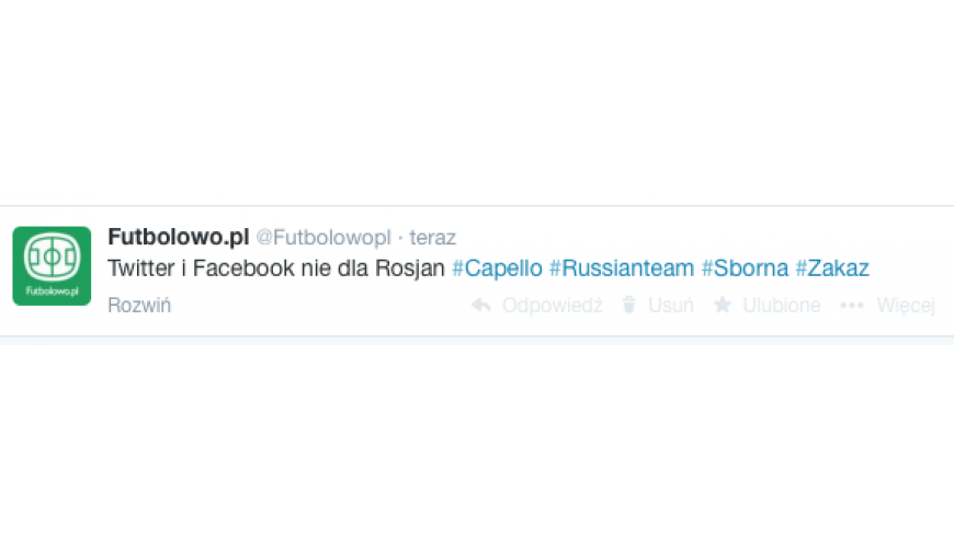 Twitter i Facebook nie dla Rosjan