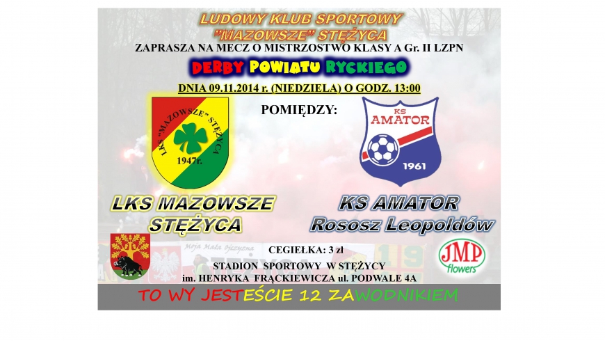 13 kolejka - DERBY POWIATU RYCKIEGO