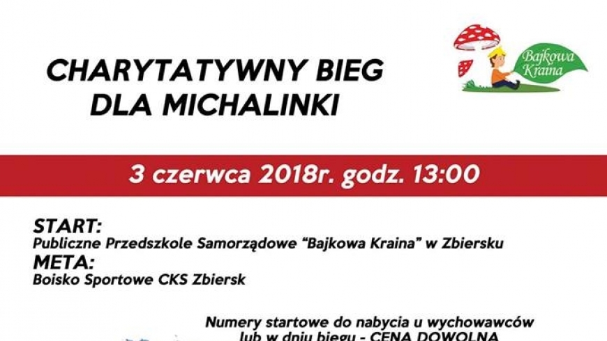 W niedziele zagramy dla Michasi! Zbiersk - Golina 14:00