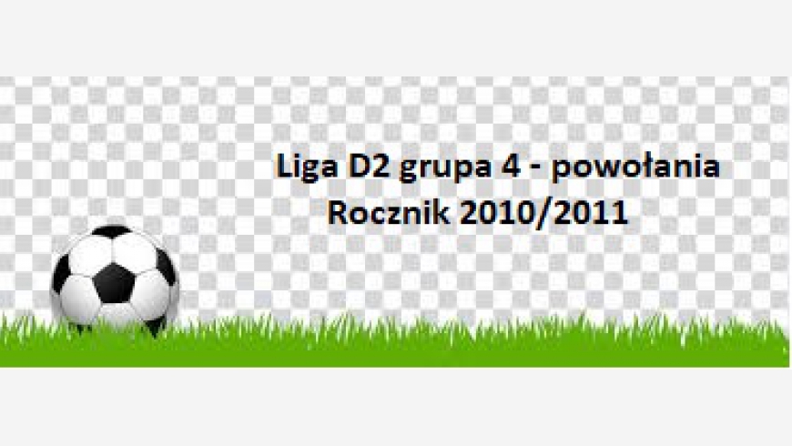 Liga D2 rocznik 2010/2011 - powołania na sobotę 7.05.2022