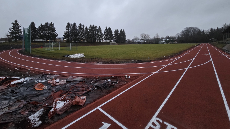 Prace na stadionie
