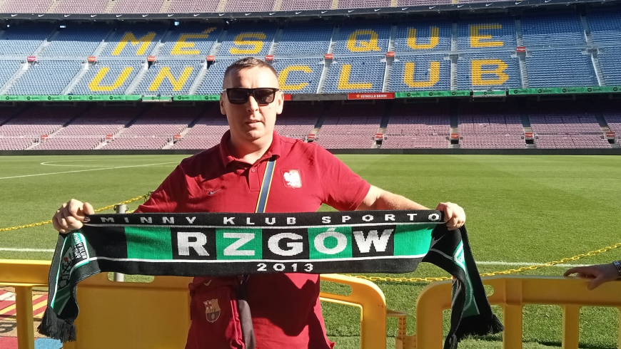 GKS Rzgów na meczu FC Barcelony!