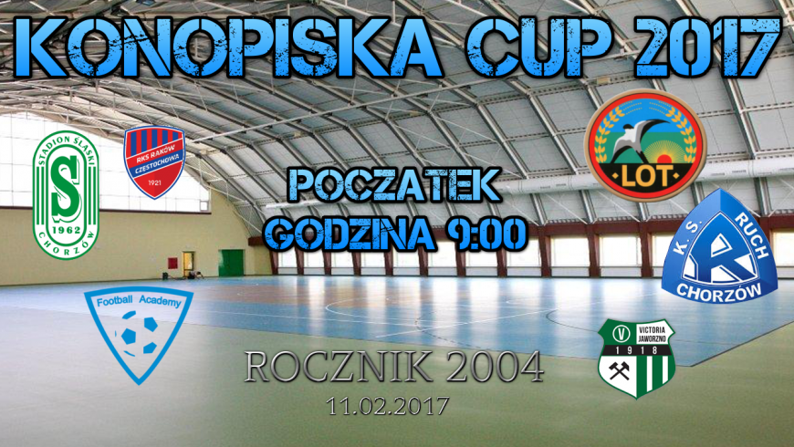 Rocznik 2004 zaczyna rywalizację w Konopiska CUP 2017