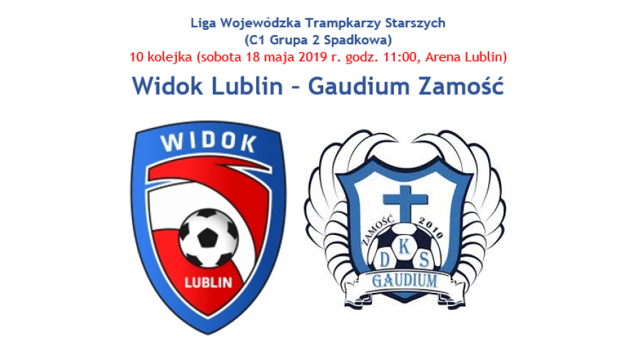 Widok Lublin - Gaudium Zamość (sobota 18.05.2019 godz. 11:00, Arena Lublin)