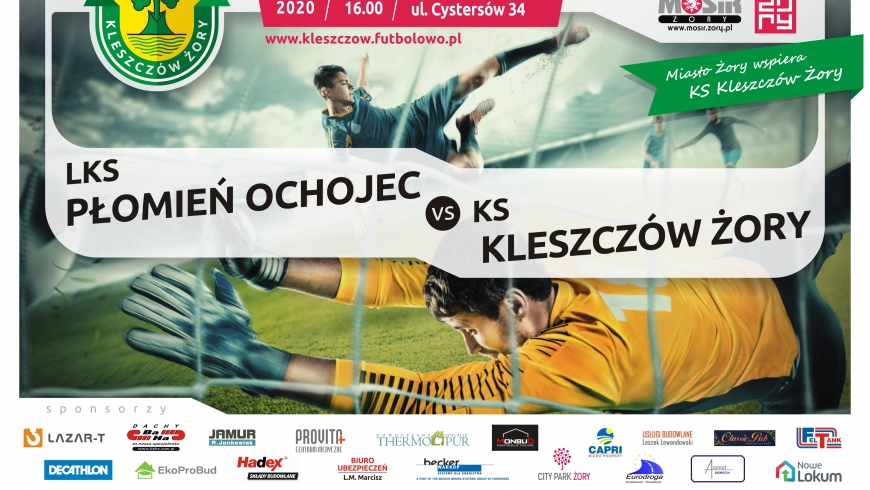 LKS Płomień Ochojec vs KS Kleszczów niedziela 13.09.2020 godz. 16.00