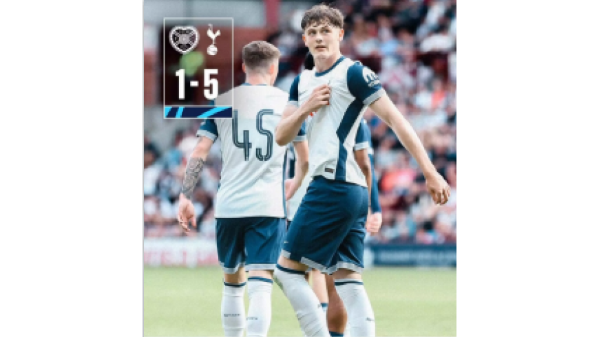 Tottenham 5-1 Heart of Midlothian FC