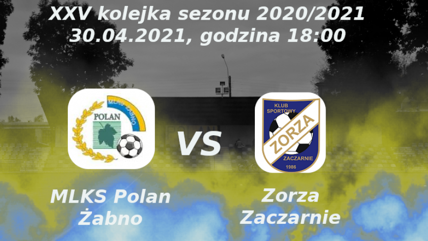 Zapowiedź 25 kolejki klasy okręgowej: MLKS Polan Żabno vs Zorza Zaczarnie
