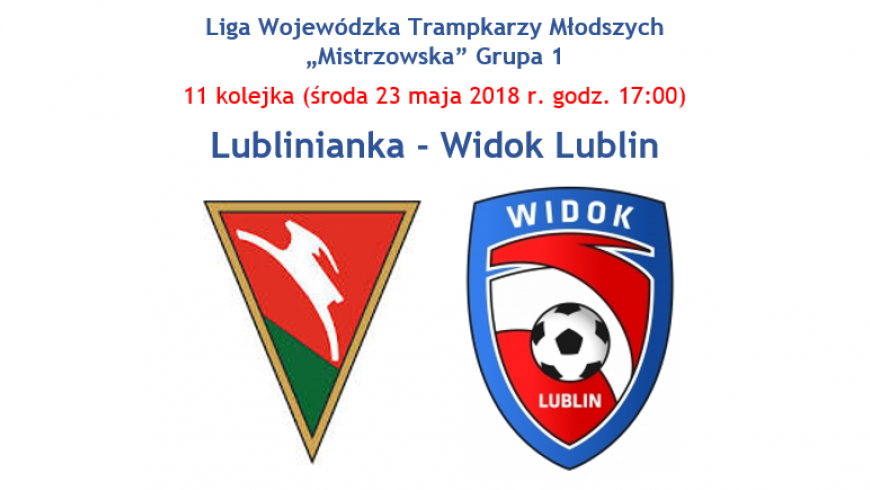 Lublinianka - Widok Lublin (środa 23.05 godz. 17:00)