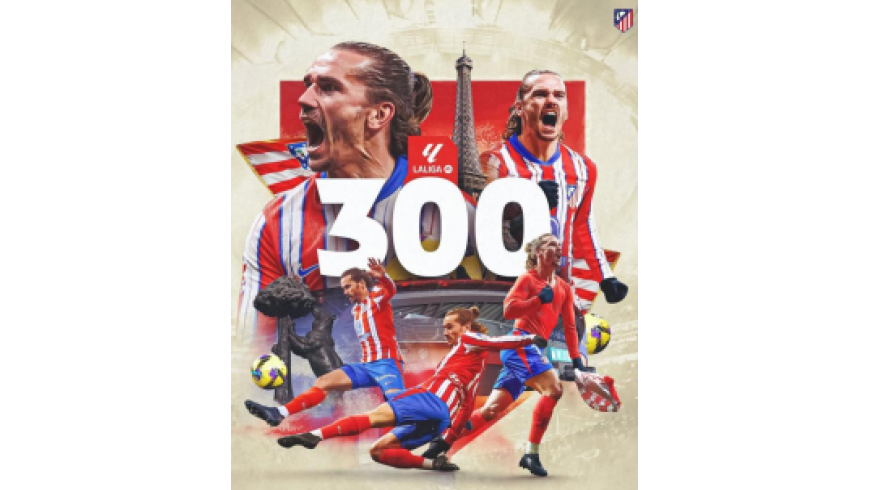 Griezmann erreicht 300. Spiel für Atletico