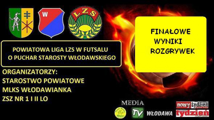 Finałowe wyniki rozgrywek Powiatowej Ligi w Futsalu o Puchar Starosty Włodawskiego