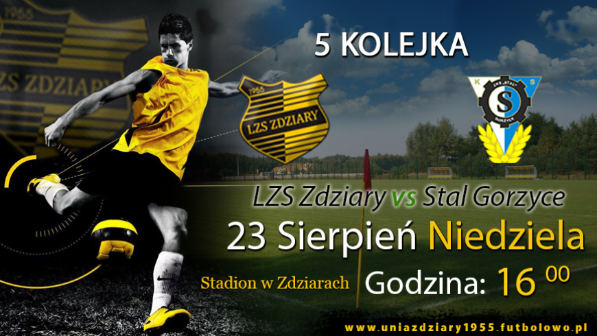 Zapowiedź 5 Kolejki: LZS Zdziary - Stal Gorzyce.