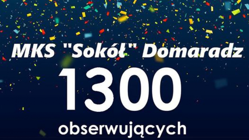 1300 obserwujących na Facebook'u!