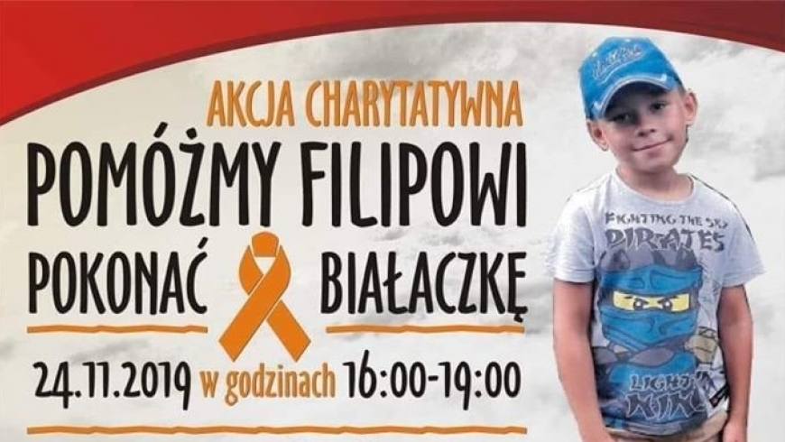 Pomóżmy Filipowi pokonać białaczkę!!! Akcja Charytatywna