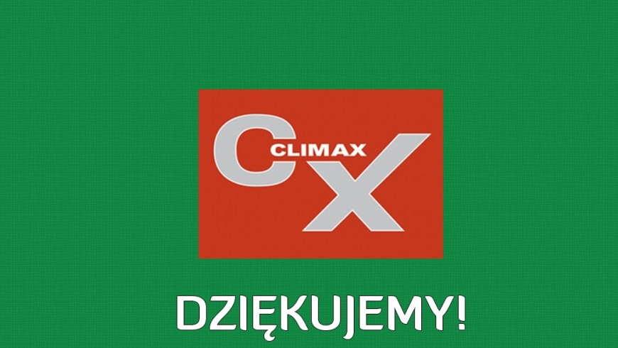 Podziękowanie dla firmy CLIMAX