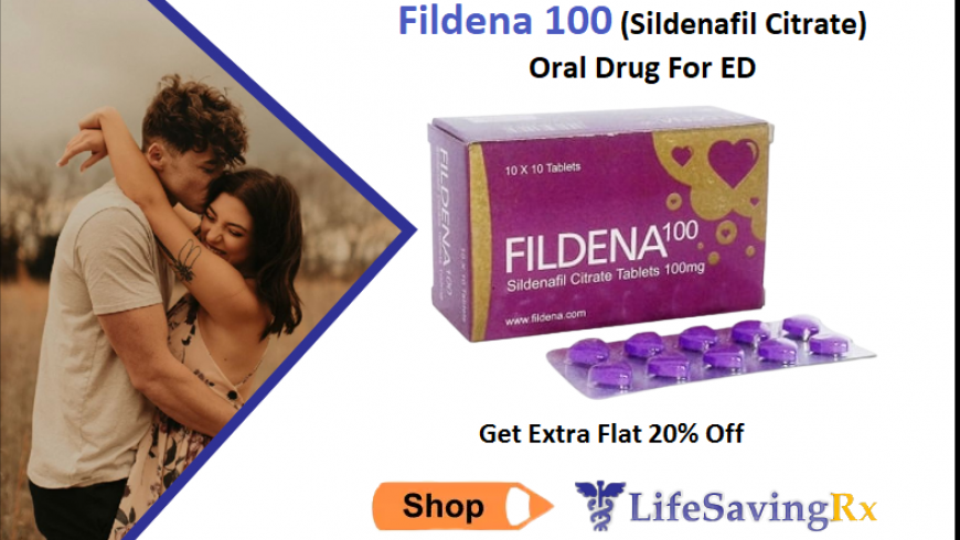 Fildena 100 (Sildenafil Citrate) Oral Drug For ED